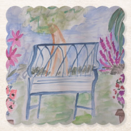 Porta-copo De Papel Summer Garden Bench