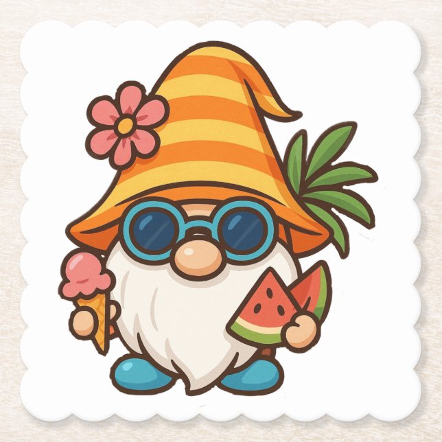 Porta-copo De Papel Summer Gonk (Frente)