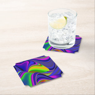 Porta-copo De Papel Summerrainbow, Abstrato 3D Rainbowart