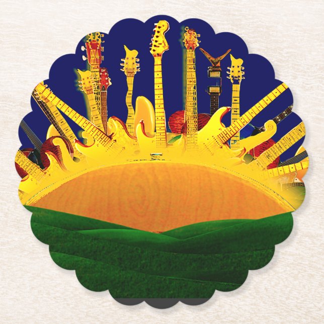 PORTA-COPO DE PAPEL SUNSET ELÉTRICO! (Frente)