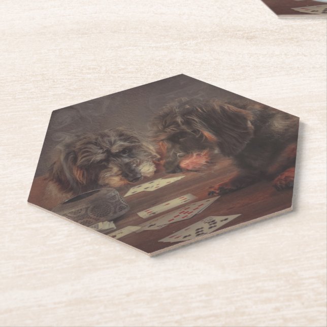 Porta-copo De Papel Super deu teckel onderzetters (Angular)