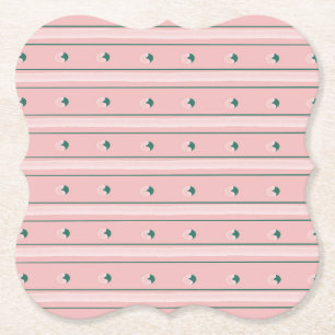 Porta-copo De Papel Suporte de faixa rosa