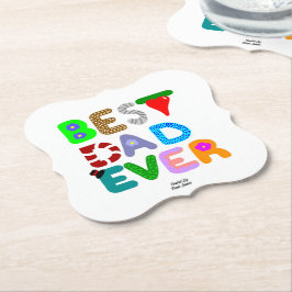 Porta-copo De Papel Suporte de papel para Melhor Pai de Todos os Tempo