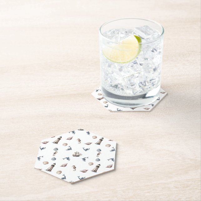 Porta-copo De Papel Sussurros de Oceano! (Insitu)