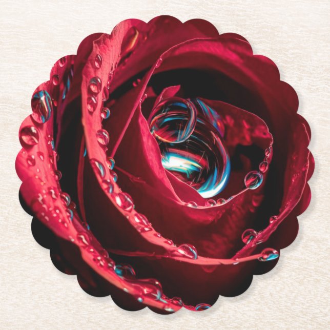 Porta-copo De Papel Tea Rosa (Frente)