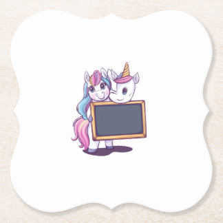 Porta-copo De Papel Teacher Unicorn (1)