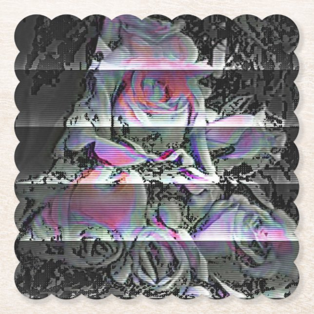 Porta-copo De Papel Techno Bouquet   (Frente)