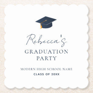 Porta-copo De Papel Tema da Turma de Graduados Nome Personalizado Ano 