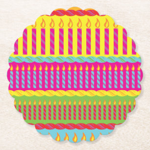 Porta-copo De Papel Tema De Festa De 11 ruas, Bolo De Aniversário, Bon