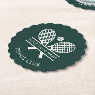 Porta-copo De Papel Tennis Country Club Swag Verde Personalizado