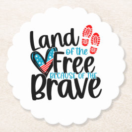 Porta-copo De Papel Terra dos livres