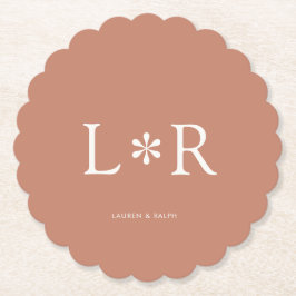 Porta-copo De Papel Terracotta | Casal Chic Simples