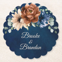 Terracotta Marinho Blue Greenery Casamento Geométr