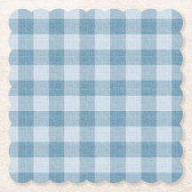 Textura de linho xadrez búfalo gingham azul em pó