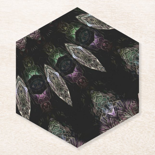 Porta-copo De Papel Theo  paper coaster (Frente)