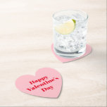 Porta-copo De Papel Típica moderna, rosa-feliz dia de os namorados, ve<br><div class="desc">Feliz dia de os namorados cor-de-rosa,  ,  ,  tipografia moderna,  portas copos de papel de coração. Disponível em diferentes formas e estilos. Texto vermelho totalmente personalizável em fundo sólido rosa. Então você pode personalizá-lo e escrever o Feliz Dia dos Galentinos.</div>