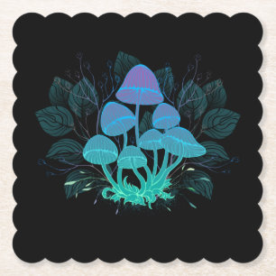 Porta-copo De Papel Toadstools em arbustos