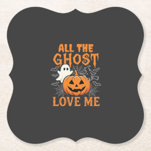 Porta-copo De Papel Todo o Fantasma Me Ama Design de Halloween_1