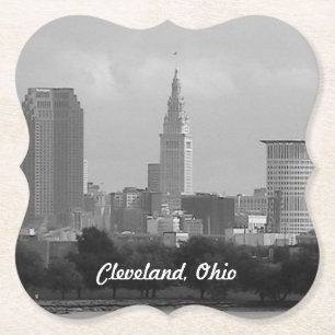 Porta-copo De Papel Torre de Cleveland BW
