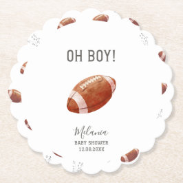 Porta-copo De Papel Touchdowns de aquarela futebol americano  show de 