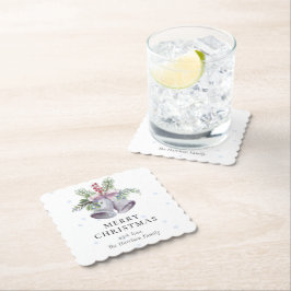 Porta-copo De Papel Trendy Christmas Bell Party Elegant Holidays