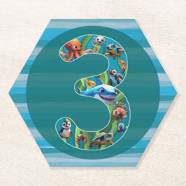 Porta-copo De Papel Três anos de idade: Portas copos de papel