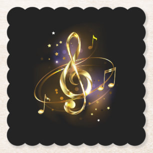 Porta-copo De Papel Trevo de Ouro Música