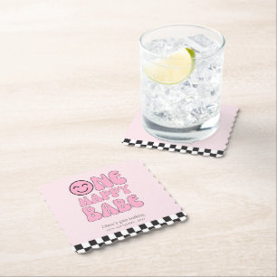 Porta-copo De Papel Um Bebê Feliz Rosa