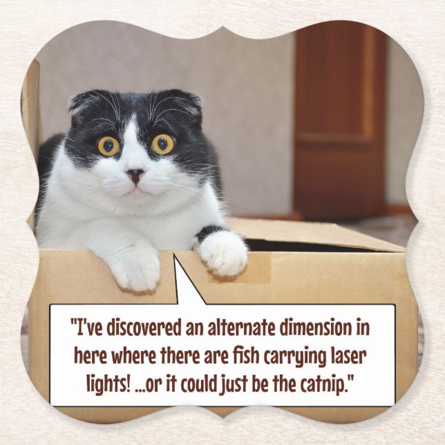 Porta-copo De Papel Uma dimensão alternativa (Frente)