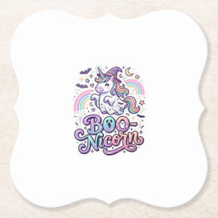 Porta-copo De Papel Unicorn Boo-nicorn Vetor Premium Design de Vetor_1