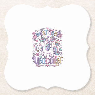 Porta-copo De Papel Unicórnio Doce Dente Unicórnio Original Merch Desi