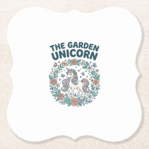 Porta-copo De Papel Unicórnio O Unicórnio Do Jardim Camiseta Têndencia