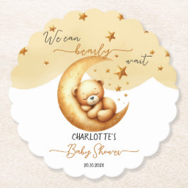 Porta-copo De Papel Urso De Dormência De Cana Aquosa No Chá de fraldas