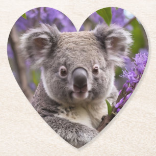 Porta-copo De Papel Urso Purple Jacaranda Koala