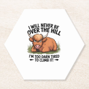 Porta-copo De Papel Vaca Raiva Nunca Estará sobre Hill Eu sou muito Da