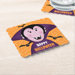 Porta-copo De Papel Vampiro Drácula Bats Kids Feliz Dia das Bruxas