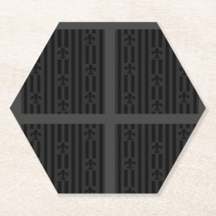 Porta-copo De Papel Velvet preto