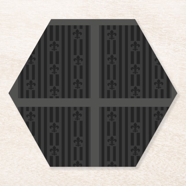 Porta-copo De Papel Velvet preto (Frente)