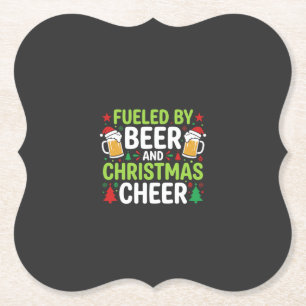 Porta-copo De Papel Vetor de Cerveja de Natal Alegria Natal Bebida