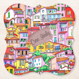 Porta-copo De Papel Vibrante face italiana