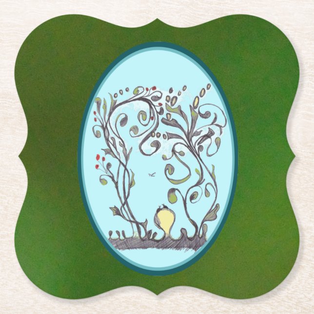 Porta-copo De Papel Vinhas primaveras Só Querem Divertir-Se (Frente)