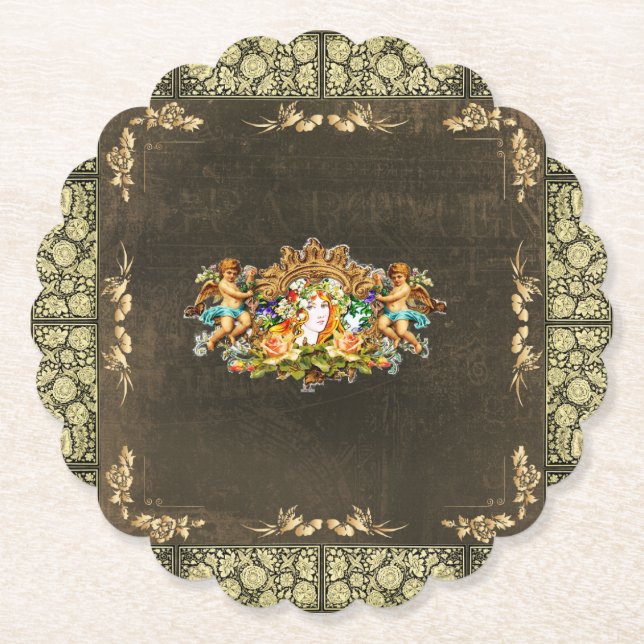 Porta-copo De Papel Vintage 114 (Frente)