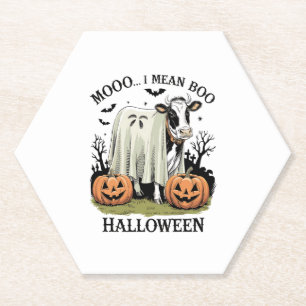 Porta-copo De Papel Vintage Halloween Fazenda Cow