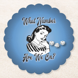 Porta-copo De Papel Vintage retro que número está nós ligada?