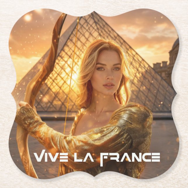 PORTA-COPO DE PAPEL VIVA A FRANÇA - PARIS (Frente)