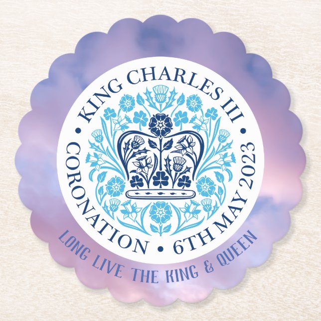 Porta-copo De Papel Viva O Rei E A Rainha. Editável. (Frente)