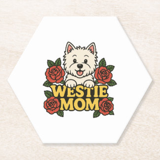 Porta-copo De Papel Westie Mom