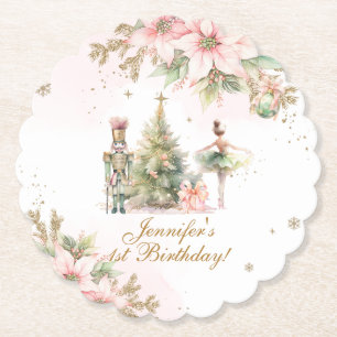 Porta-copo De Papel Whimsical Winter Onederland, o Noz-Cacker