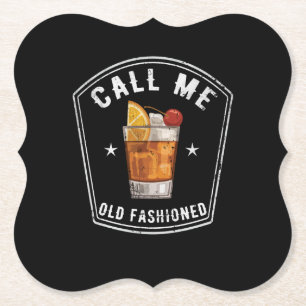 Porta-copo De Papel Whiskey Calls Me Old Fashioned