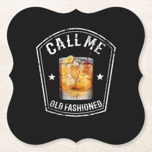 Porta-copo De Papel Whiskey Calls Me Old Fashioned